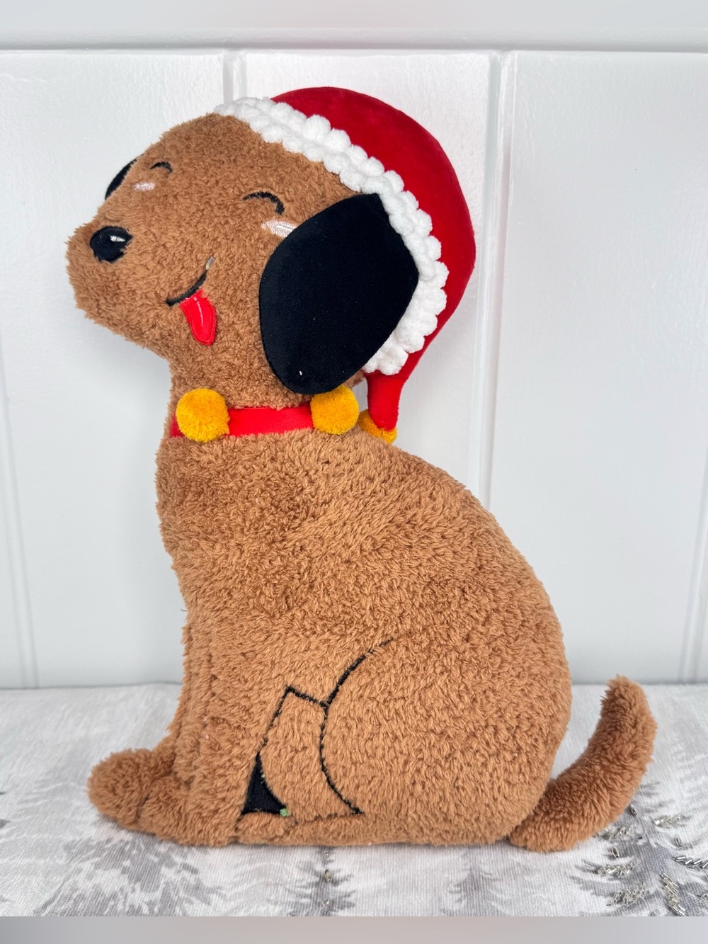 NEW Wondershop Dog Christmas Decorative Pillow